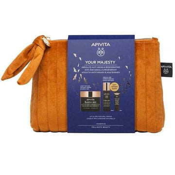 Apivita Promo Your Majesty Queen Bee Light Cream 50ml & Serum 10ml & Eye Cream 2ml